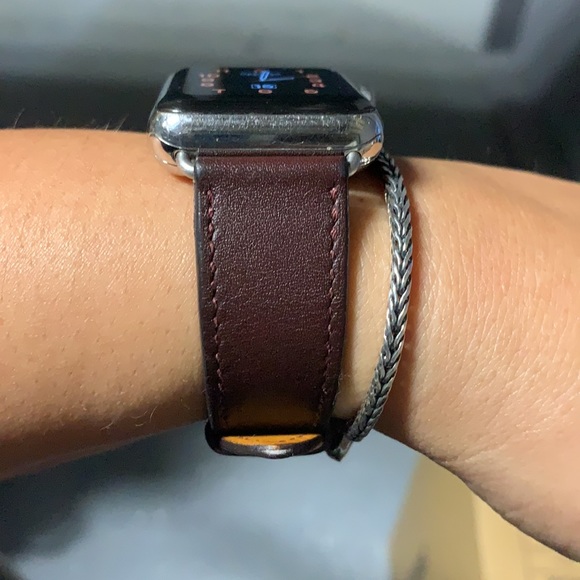 HERMES Apple Watch 38mm Leather Single Tour Band - Picture 10 of 13
